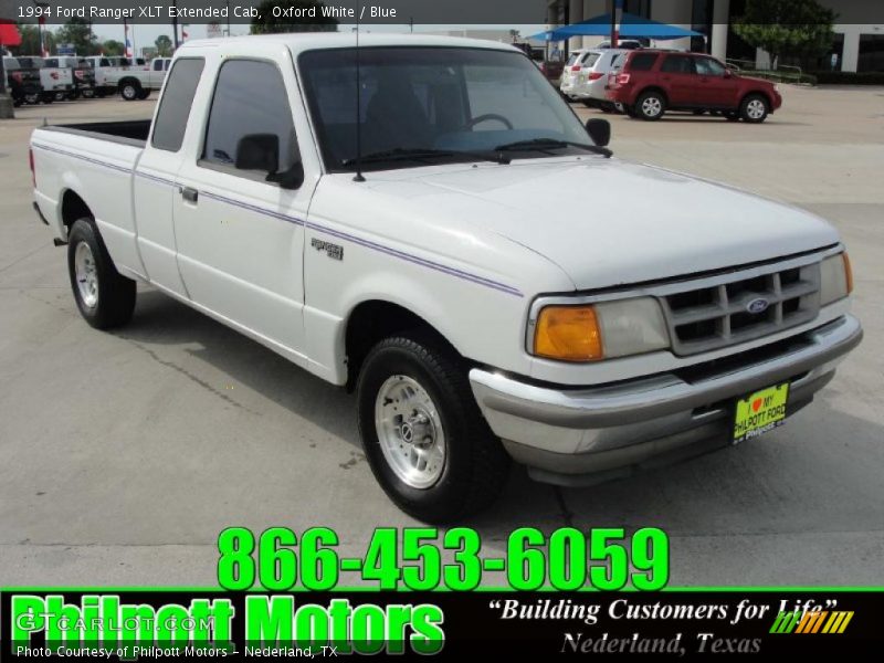 Oxford White / Blue 1994 Ford Ranger XLT Extended Cab