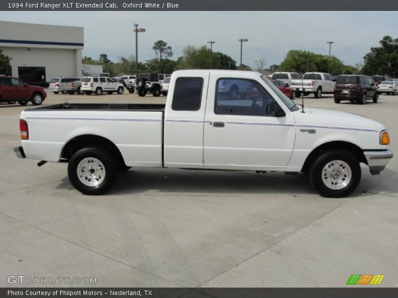 Oxford White / Blue 1994 Ford Ranger XLT Extended Cab