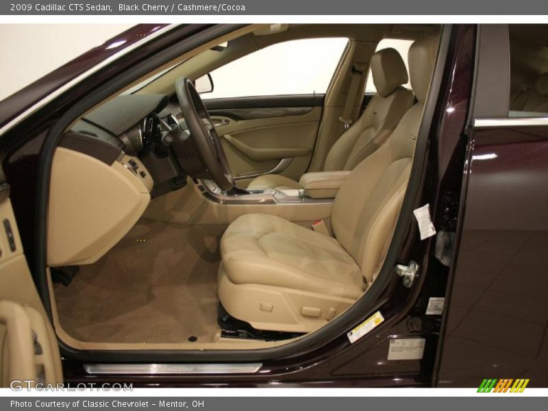 Black Cherry / Cashmere/Cocoa 2009 Cadillac CTS Sedan