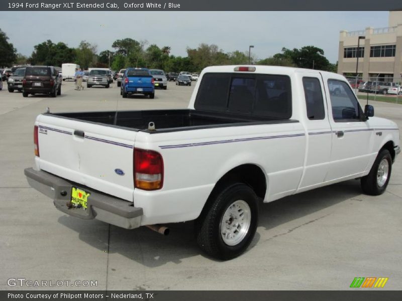 Oxford White / Blue 1994 Ford Ranger XLT Extended Cab
