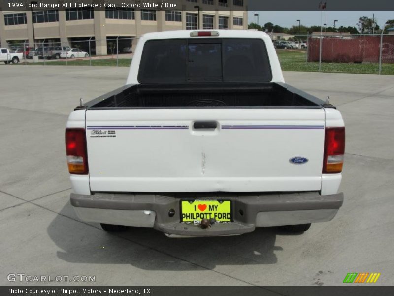 Oxford White / Blue 1994 Ford Ranger XLT Extended Cab