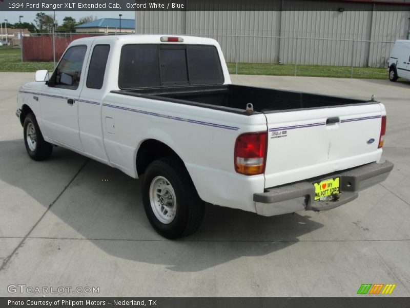 Oxford White / Blue 1994 Ford Ranger XLT Extended Cab