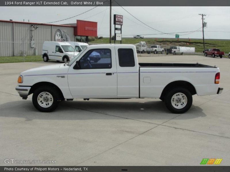 Oxford White / Blue 1994 Ford Ranger XLT Extended Cab