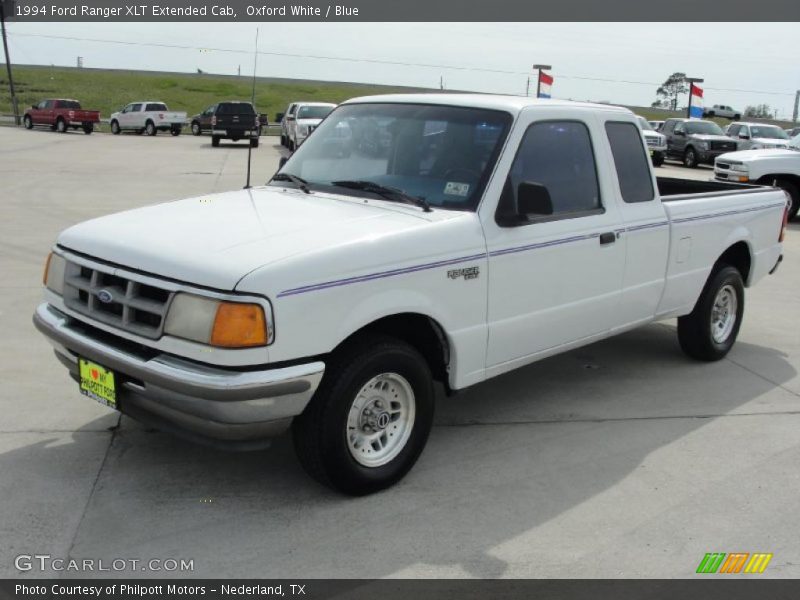 Oxford White / Blue 1994 Ford Ranger XLT Extended Cab