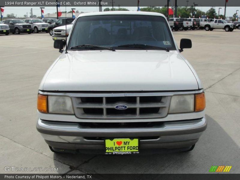 Oxford White / Blue 1994 Ford Ranger XLT Extended Cab