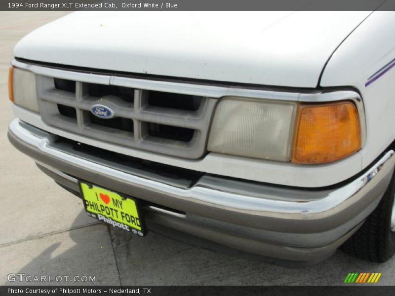 Oxford White / Blue 1994 Ford Ranger XLT Extended Cab