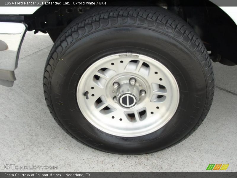 Oxford White / Blue 1994 Ford Ranger XLT Extended Cab
