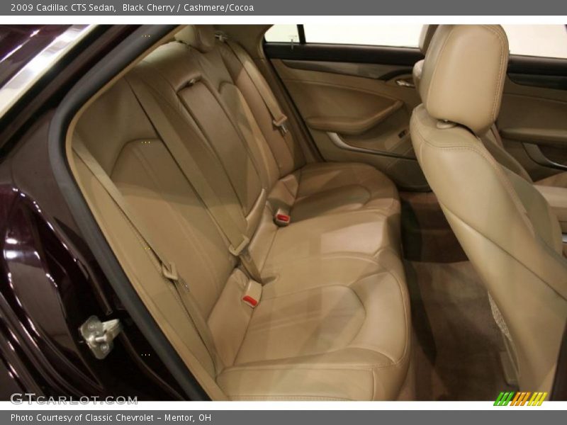 Black Cherry / Cashmere/Cocoa 2009 Cadillac CTS Sedan