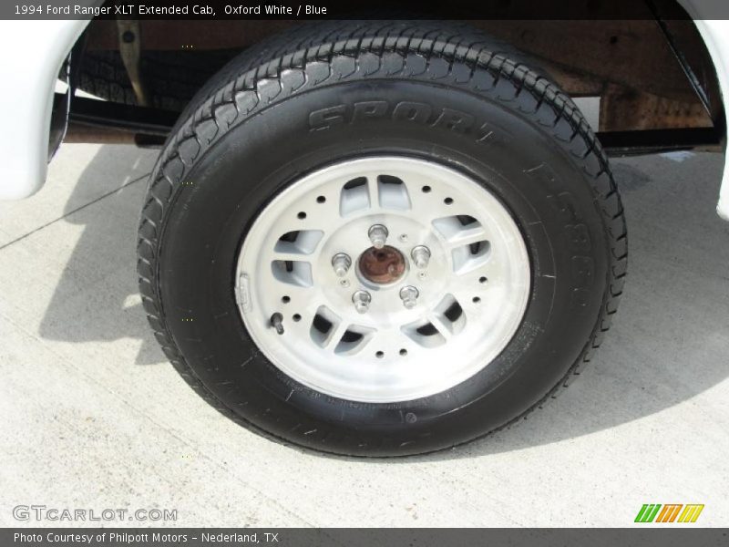 Oxford White / Blue 1994 Ford Ranger XLT Extended Cab