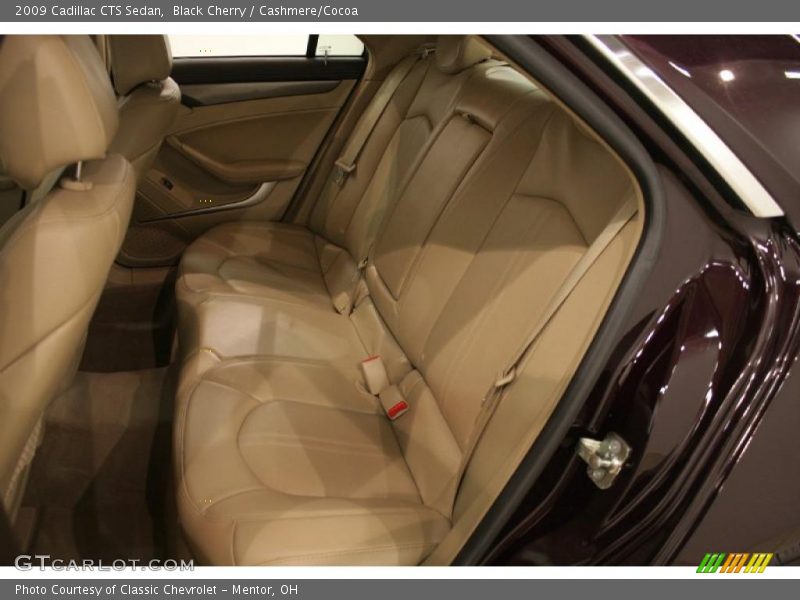 Black Cherry / Cashmere/Cocoa 2009 Cadillac CTS Sedan