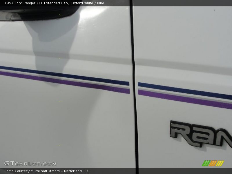 Oxford White / Blue 1994 Ford Ranger XLT Extended Cab