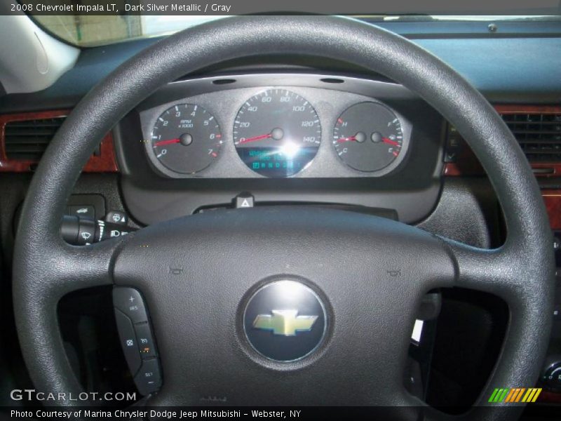 Dark Silver Metallic / Gray 2008 Chevrolet Impala LT