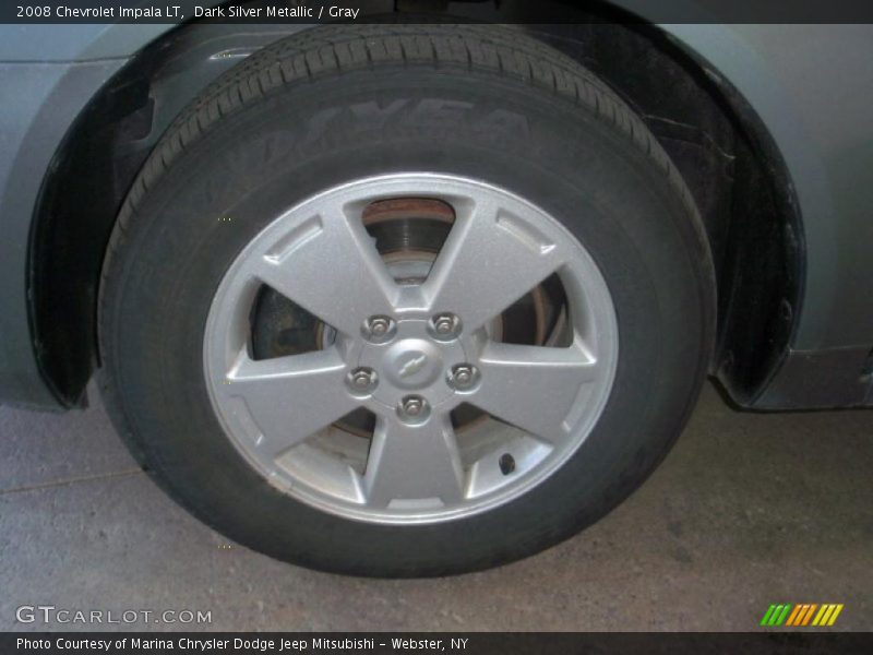 Dark Silver Metallic / Gray 2008 Chevrolet Impala LT