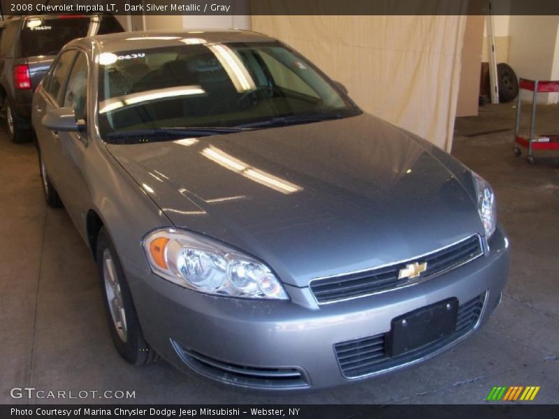 Dark Silver Metallic / Gray 2008 Chevrolet Impala LT
