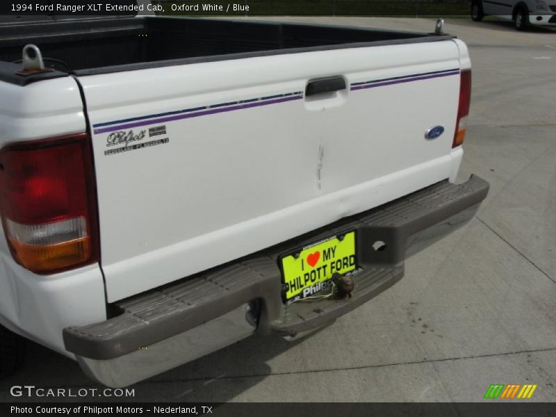 Oxford White / Blue 1994 Ford Ranger XLT Extended Cab