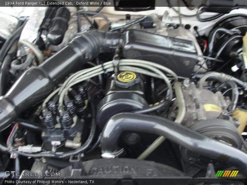 Oxford White / Blue 1994 Ford Ranger XLT Extended Cab