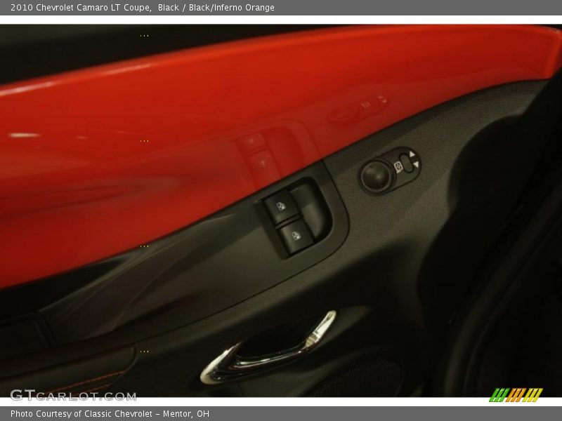 Black / Black/Inferno Orange 2010 Chevrolet Camaro LT Coupe