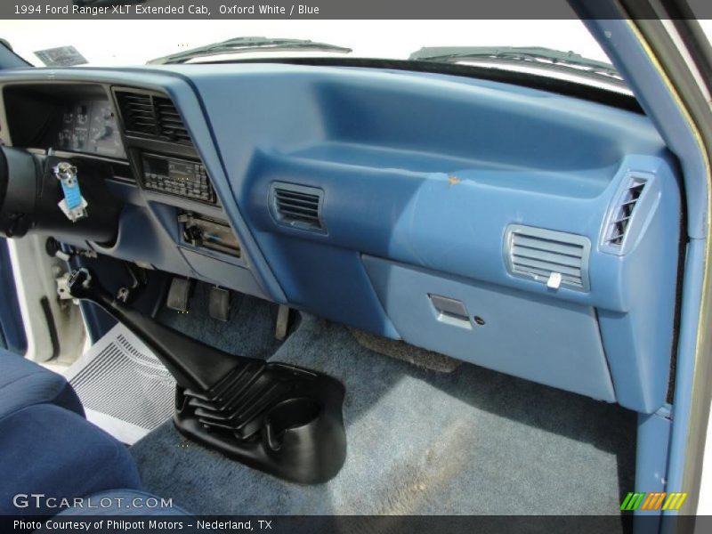 Oxford White / Blue 1994 Ford Ranger XLT Extended Cab