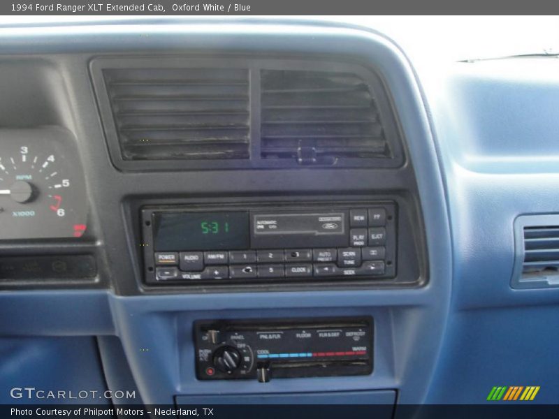 Oxford White / Blue 1994 Ford Ranger XLT Extended Cab