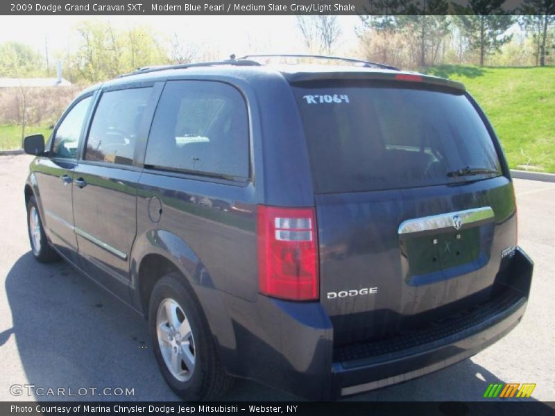 Modern Blue Pearl / Medium Slate Gray/Light Shale 2009 Dodge Grand Caravan SXT