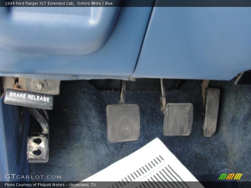 Oxford White / Blue 1994 Ford Ranger XLT Extended Cab