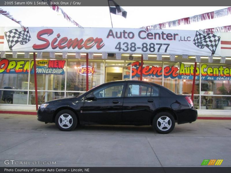 Black Onyx / Gray 2005 Saturn ION 1 Sedan