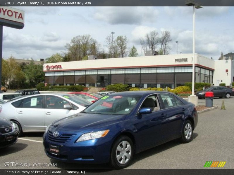 Blue Ribbon Metallic / Ash 2008 Toyota Camry LE