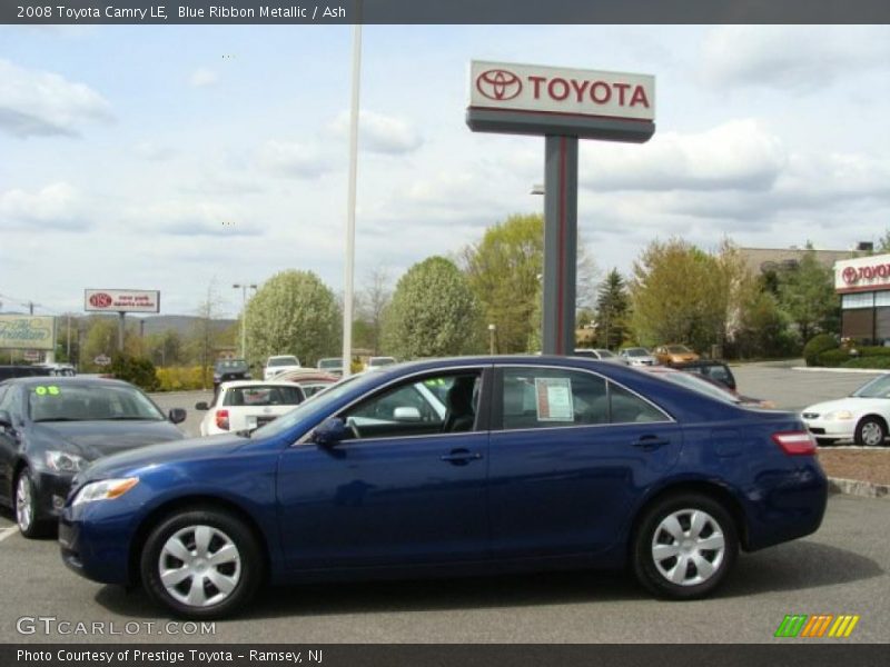 Blue Ribbon Metallic / Ash 2008 Toyota Camry LE