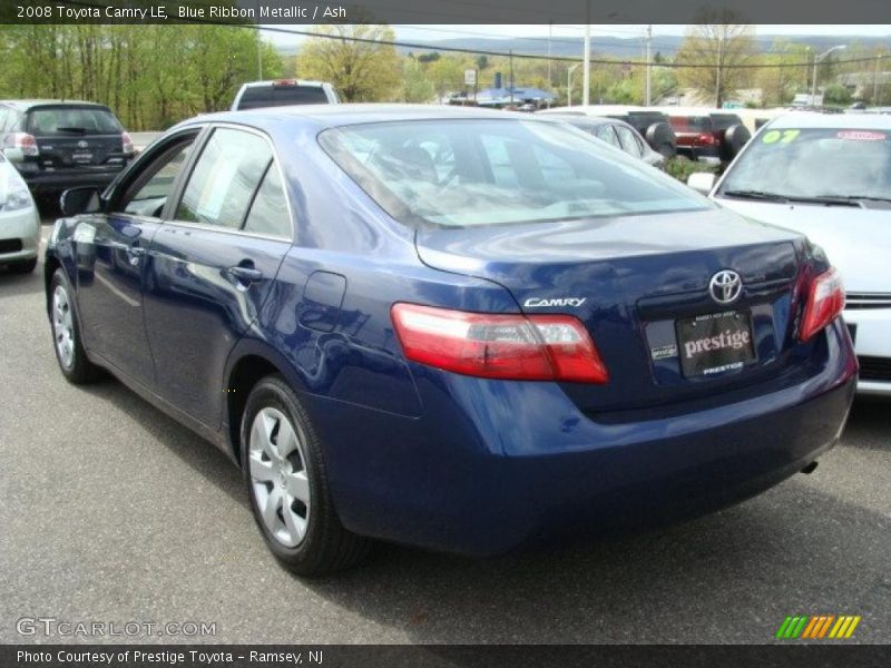 Blue Ribbon Metallic / Ash 2008 Toyota Camry LE