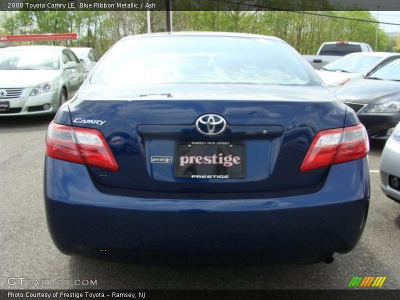Blue Ribbon Metallic / Ash 2008 Toyota Camry LE