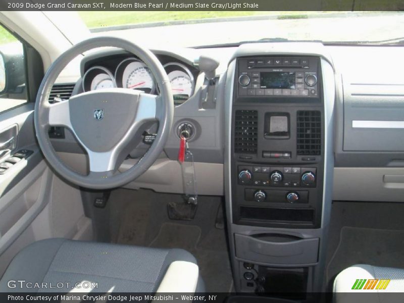 Modern Blue Pearl / Medium Slate Gray/Light Shale 2009 Dodge Grand Caravan SXT