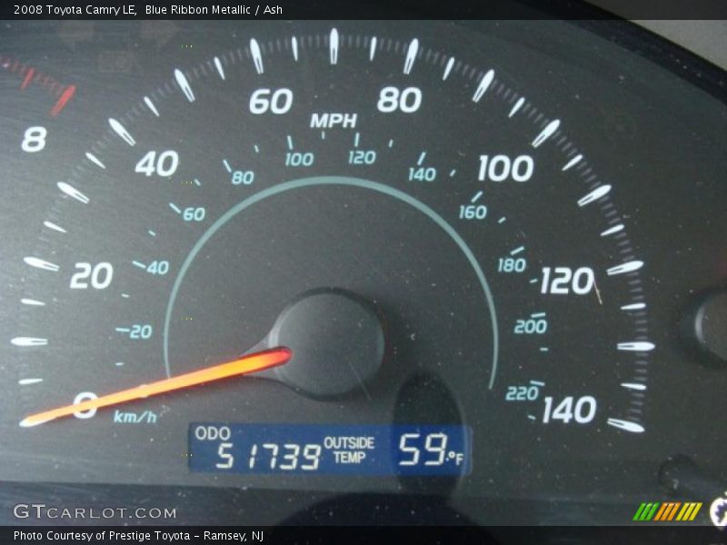 Blue Ribbon Metallic / Ash 2008 Toyota Camry LE