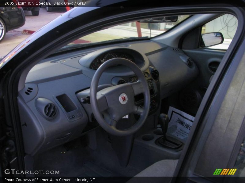 Black Onyx / Gray 2005 Saturn ION 1 Sedan