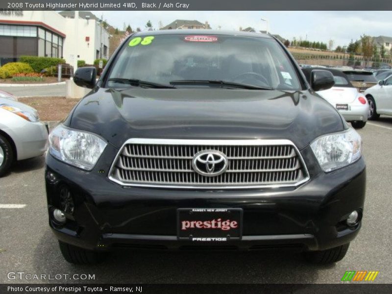 Black / Ash Gray 2008 Toyota Highlander Hybrid Limited 4WD