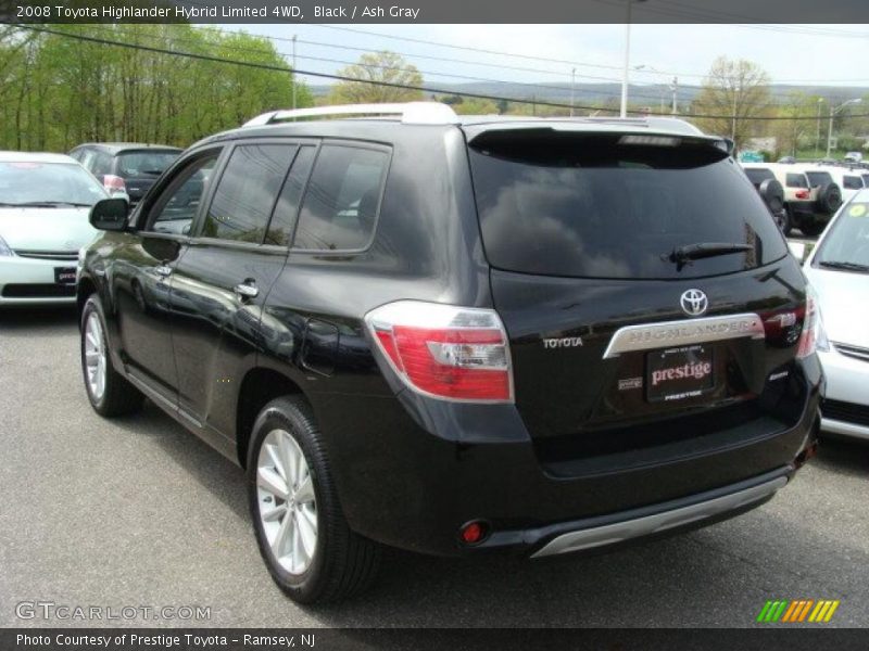 Black / Ash Gray 2008 Toyota Highlander Hybrid Limited 4WD