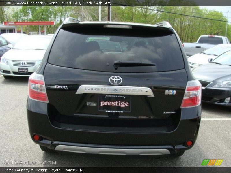 Black / Ash Gray 2008 Toyota Highlander Hybrid Limited 4WD