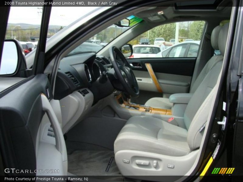 Black / Ash Gray 2008 Toyota Highlander Hybrid Limited 4WD
