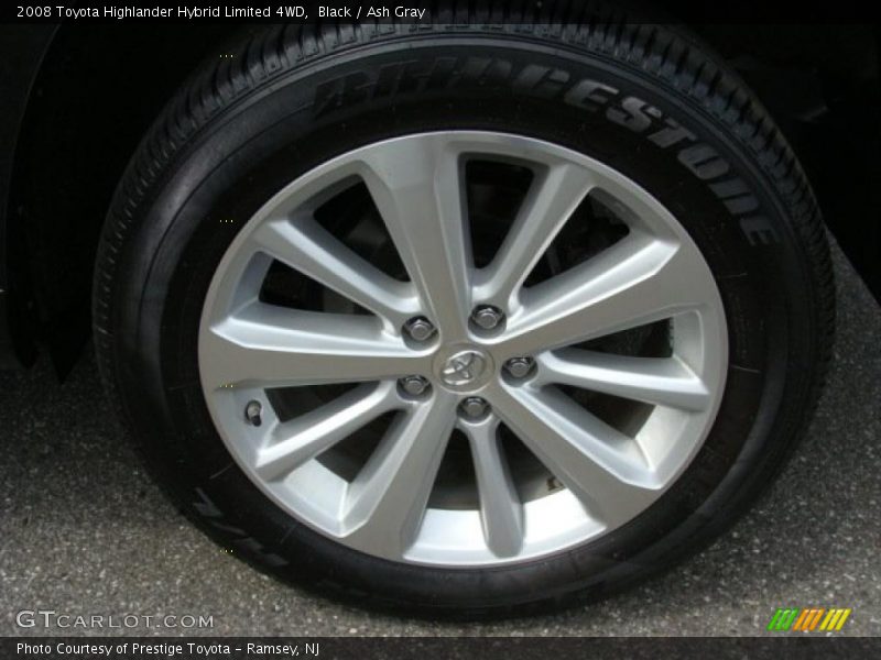 Black / Ash Gray 2008 Toyota Highlander Hybrid Limited 4WD
