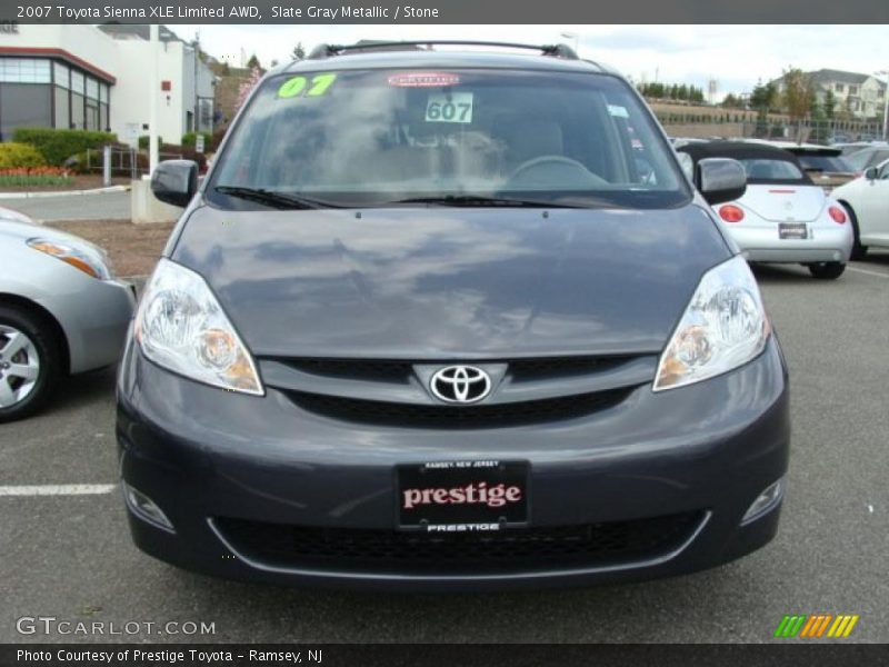 Slate Gray Metallic / Stone 2007 Toyota Sienna XLE Limited AWD