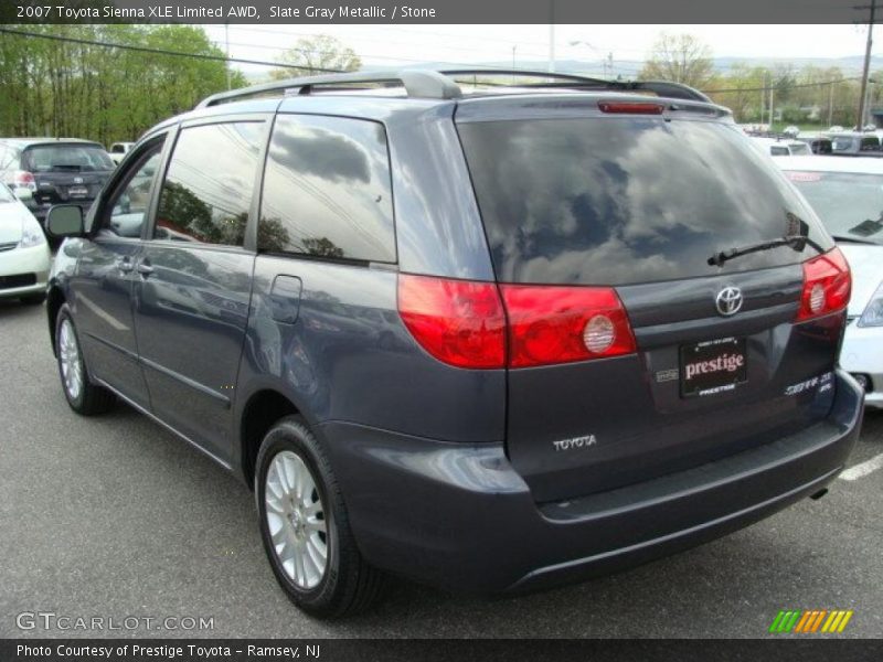Slate Gray Metallic / Stone 2007 Toyota Sienna XLE Limited AWD