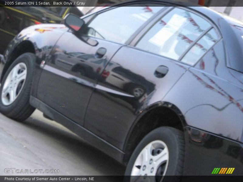 Black Onyx / Gray 2005 Saturn ION 1 Sedan