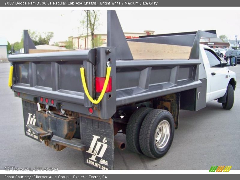 Bright White / Medium Slate Gray 2007 Dodge Ram 3500 ST Regular Cab 4x4 Chassis