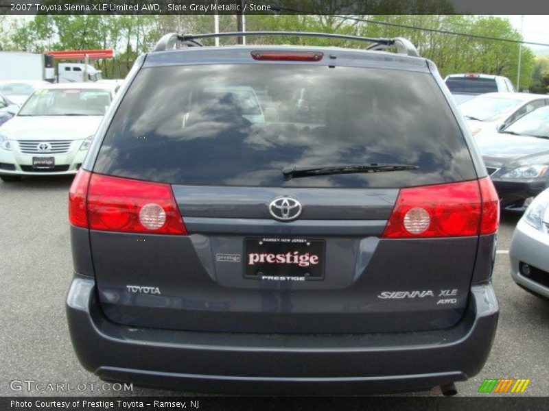 Slate Gray Metallic / Stone 2007 Toyota Sienna XLE Limited AWD
