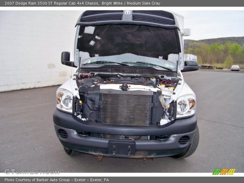 Bright White / Medium Slate Gray 2007 Dodge Ram 3500 ST Regular Cab 4x4 Chassis