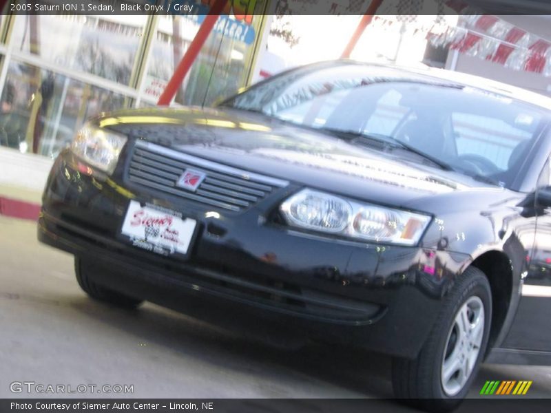 Black Onyx / Gray 2005 Saturn ION 1 Sedan
