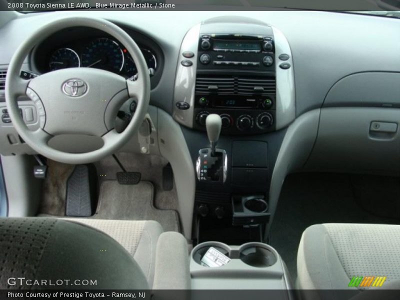 Blue Mirage Metallic / Stone 2008 Toyota Sienna LE AWD