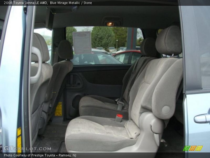 Blue Mirage Metallic / Stone 2008 Toyota Sienna LE AWD