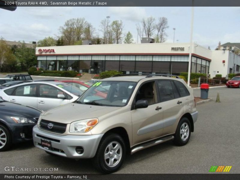 Savannah Beige Metallic / Taupe 2004 Toyota RAV4 4WD