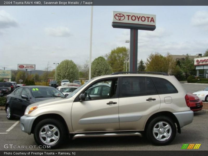 Savannah Beige Metallic / Taupe 2004 Toyota RAV4 4WD