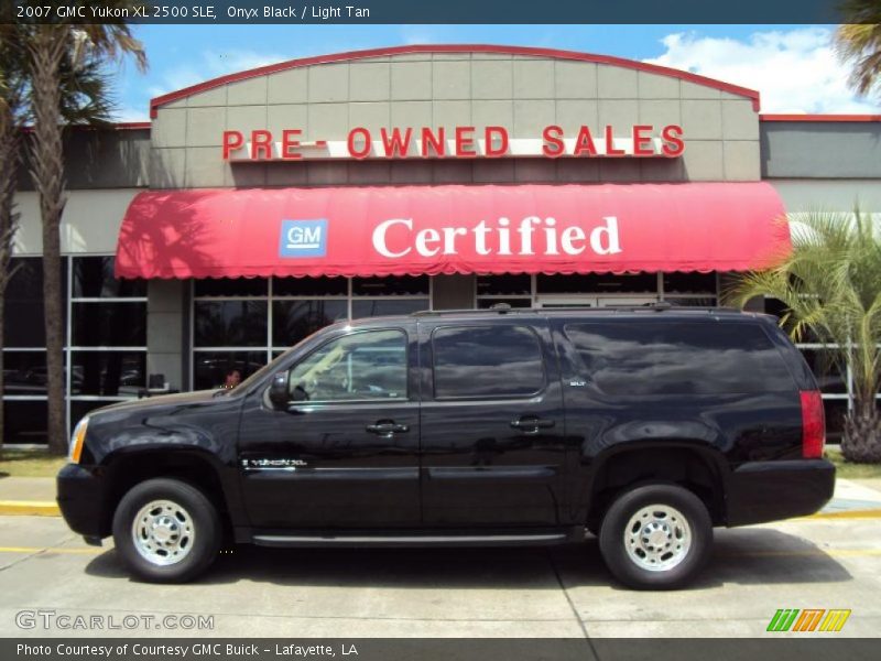 Onyx Black / Light Tan 2007 GMC Yukon XL 2500 SLE